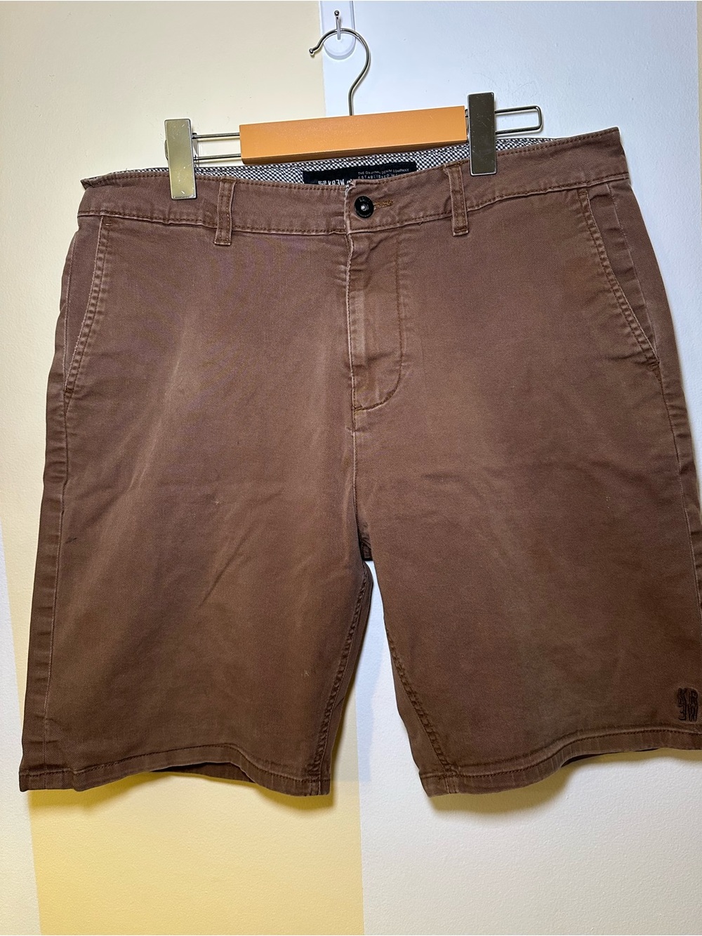 Men's Brown Cotton Casual Shorts